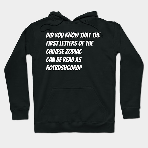 Zodiac Alphabet Hoodie by bluerockproducts